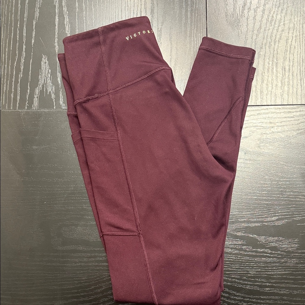 Victoria's Secret Burgundy Leggings